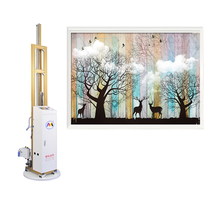 Hotels Wall Printing Machine Automatic Multicolor 3D Wall Inkjet Printer Decor Wall