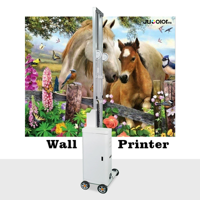 Machine Repair Shops Jucolor Inkjet Directly To Wall Printing Unlimited Printer 2m Height Length Advertising Wall Machine