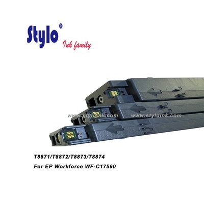 COMPATIBLE Pen Dye Ink Cartridge T8871/T8872/T8873/T8874 For EPSON Workforce Enterprise WF-C17590 Printers